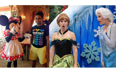 22個證明「迪士尼真的有魔法」：遊客穿安娜服妝遇到安娜本尊後...發生超爆笑反應